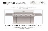 Jenn-Air Stainless Steel Grill: 38â€ Model