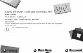 Basics of Foreign Trade and Exchange, The - EcEdWeb