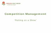 Competition Management - England Golf