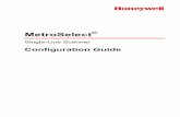 MetroSelect Single-Line Configuration Guide - Honeywell Scanning