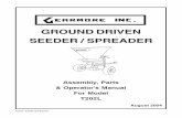 GROUND DRIVEN SEEDER / SPREADER - Gearmore