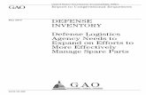 GAO-10-469 Defense Inventory: Defense Logistics Agency Needs to