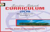 senior school curriculum: 2011 - Central Board of Secondary