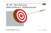 4-H Archery Member Manual - Oregon State University