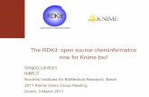 The RDKit: open source cheminformatics now for Knime too!