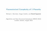 Parameterized Complexity of 1-Planarity - Donald Bren