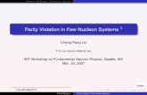 Parity Violation in Few-Nucleon Systems 1