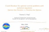 Crank-Nicolson for optimal control problems with evolution equations