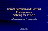 Communication and Conflict Management: Solving the Puzzle