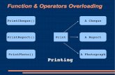 Function & Operators Overloading