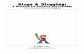 Blogs & Blogging: - eduScapes