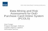 Data Mining and Risk Assessment for DoD Purchase Card