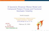 A Geometric Brownian Motion Model with Compound Poisson