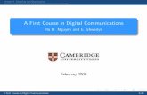 EE456 -- Digital Communications - ``A First Course in Digital