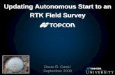 Updating Autonomous Start to an RTK Field Survey