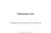 Colligative Properties of Solutions - Resources for