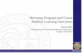 Revising Program and Couse Student Learning Outcomes