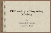 PHP code profiling using XDebug