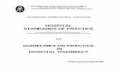 hospital standards of practice guidelines on practice in hospital pharmacy