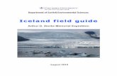 Iceland field guide Iceland field guide - Earth and Environmental