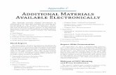 Appendix C Additional Materials Available Electronically