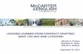 lessons learned from contract drafting - Association of Corporate