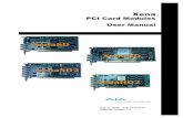 PCI Card Modules User Manual - Aja