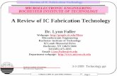 A Review of IC Fabrication Technology - RIT - Rochester