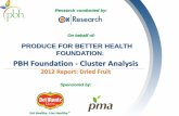 PRODUCE FOR BETTER HEALTH FOUNDATION PBH Foundation