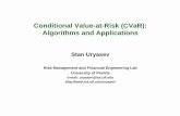Conditional Value-at-Risk (CVaR): Algorithms and Applications