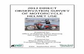 2013 Direct Observation Survey of Motorcycle - State of Michigan