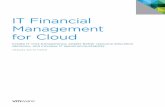 VMware White Paper: IT Financial Management for Cloud, Version 1.0