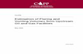Estimation of Flaring and Venting Volumes from Upstream