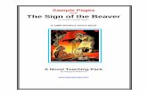 THE SIGN OF THE BEAVER - Taking Grades