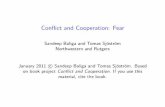 Conflict and Cooperation: Fear -