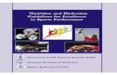 Nutrition and Hydration Guidelines for Excellence in Sports - ILSI India