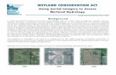 Using Aerial Imagery to Assess Wetland Hydrology