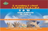 Secondary School CURRICULUM - Central Board of Secondary