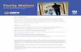 Family Matters: Emergency Preparedness Considerations for ...