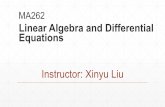 MA262 Linear Algebra and Differential Equations