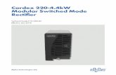 Cordex 220-4.4kW Modular Switched Rectifier