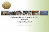 Mission-Related Investments Update