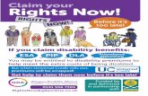 Before it’s too late! - Glasgow Disability Alliance