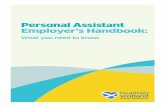 Personal Assistant Employer’s Handbook