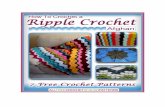 How To Crochet a Ripple Crochet Afghan: 7 Free Crochet