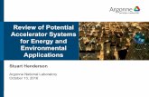 Review of Potential Accelerator Systems for Energy and ...
