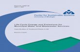 Life-Cycle Energy and Emissions for Municipal Water and ...