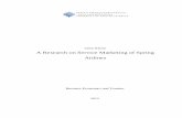Chen Xiwen A Research on Service Marketing of Spring Airlines