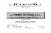Systém RADOM SECURITY a RADOM SECURITY FIRE pro ...
