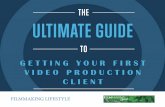 Get Your First Video Production Client - Filmmaking Lifestyle